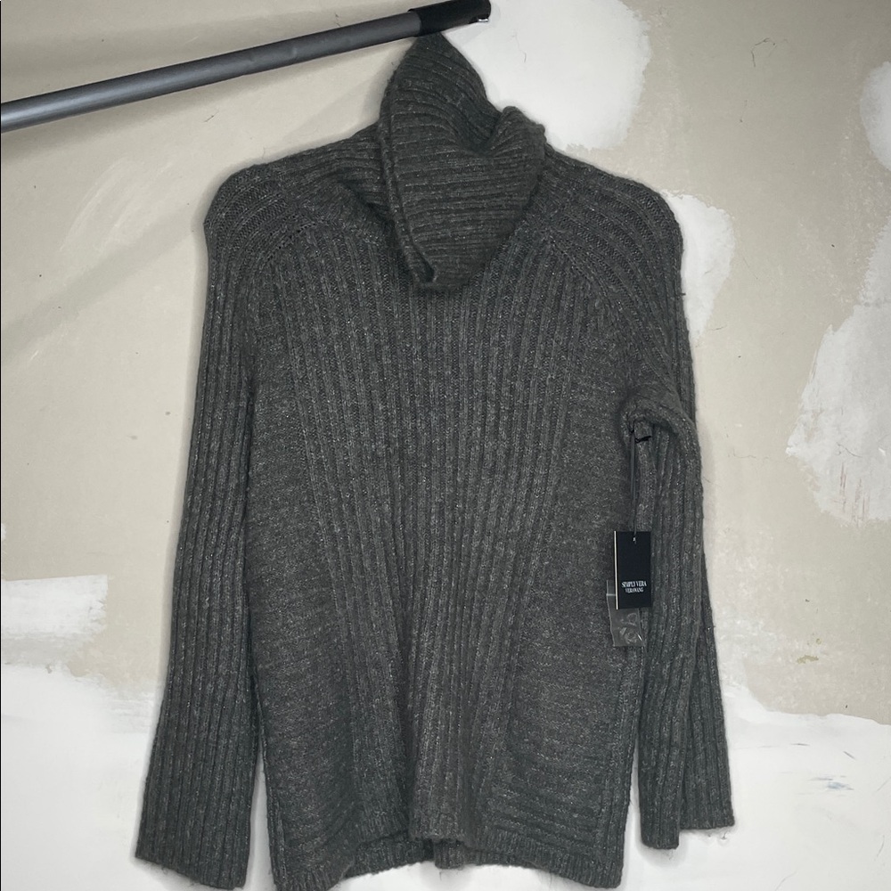 Kohl's Charcoal Ribbed Turtleneck Sweater